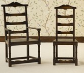 Abbey oak chairs