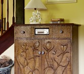 Butterflies and flowers cabinet