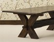 Cross ended oak table thumbnail