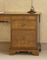 Georgian oak office desk thumbnail