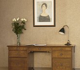Georgian oak office desk