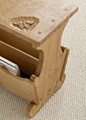 Handmade oak magazine rack thumbnail