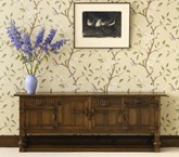 Long oak sideboard