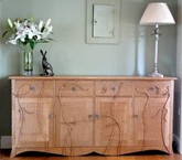 Oak Flower Sideboard