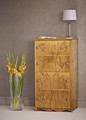 Oak flower chest of drawers thumbnail