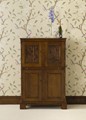 Oak wine cupboard thumbnail