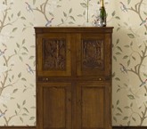 Oak wine cupboard