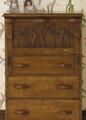 Oak writing bureau thumbnail