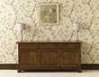 Solid oak Georgian sideboard thumbnail