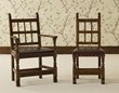 Spindleback oak chairs thumbnail