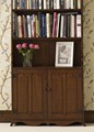 Tall oak bookcase thumbnail
